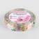 A satin ribbon “Tender peonies”, 15 mm × 23 ± 1 m, multi -colored