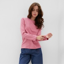 Women's longliva minku: Basic line color lilac color, size 46