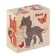 Wooden cubes "forest animals", set of 4 pcs.