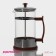 Know -hand jacket kettle - press "RIC", 600 ml, glass, brown color