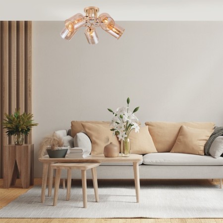 Ceiling light ESCADA, 1118/5PL. 5x40W, e27, 530x530x230 mm, color gold-3