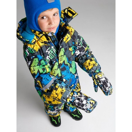 Winter mittens-crags for a boy, size 14-4