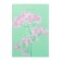 A4 notebook, 80 sheets in the Flora cage, cover coated cardboard, matte lamination, mix