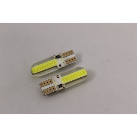 LED lamp KS-Auto, T10, 12 V, 2 COB 2CL, white