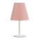 Desktop lamp Jack 1x15W E14 white/pink 18x18x32cm Risalux