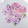 Stickers for the creativity of "hydrangea" set of 10 pcs 0.2x8.5x13.3 cm