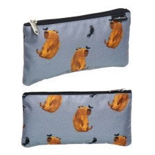 Penal soft, 1 department, 120 x 220 mm, flat, Erichkrause Capybara, 60443