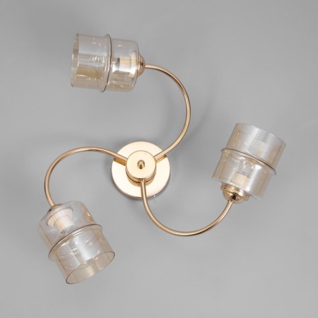 Fox chandelier 3he27 40W gold 50x50x12 cm-3