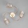 Fox chandelier 3he27 40W gold 50x50x12 cm