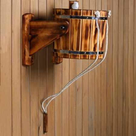 Pouring device with a plastic insert of 14 liters, cedar, thermodrevsin-3
