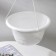 Street Kashpo for flowers suspended "grace", 4.5 l, white color