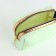 Lightning cosmetic bag, green color