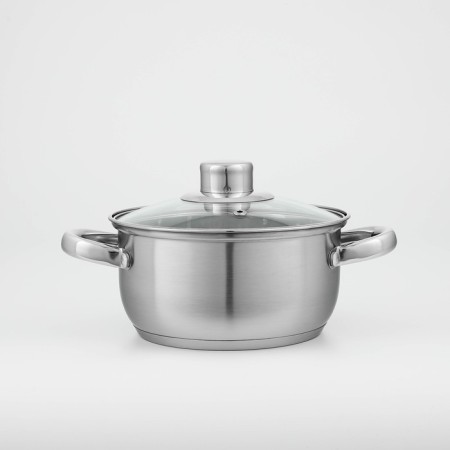 Grette stainless steel pan, 1.6 l, d = 16 cm, with a lid, the capsule, induction-1