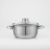 Grette stainless steel pan, 1.6 l, d = 16 cm, with a lid, the capsule, induction
