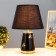 E14 table lamp E14 40W black and gold 24x24x36 cm Risalux