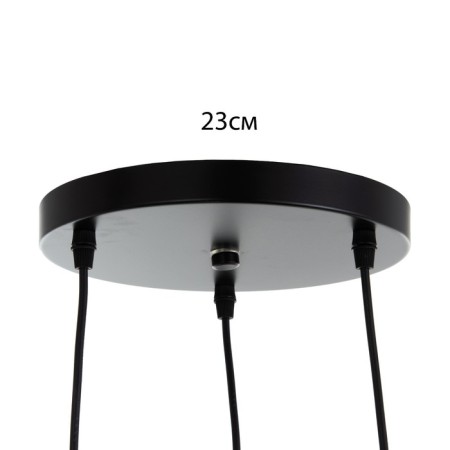 Economic light "Arten" 3x40W E27 black 38x26x15-78 cm.-3