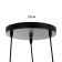 Economic light "Arten" 3x40W E27 black 38x26x15-78 cm.