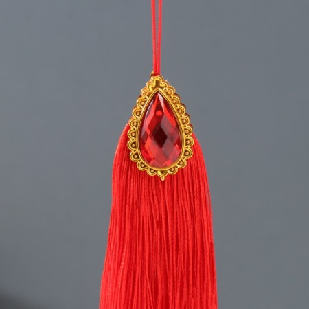 Textile suspension, plastic "Pendant East" Red 1x4x15 cm-1