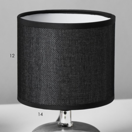 Stone table lamp E14 40W Black 15x15x20 cm Risalux-3