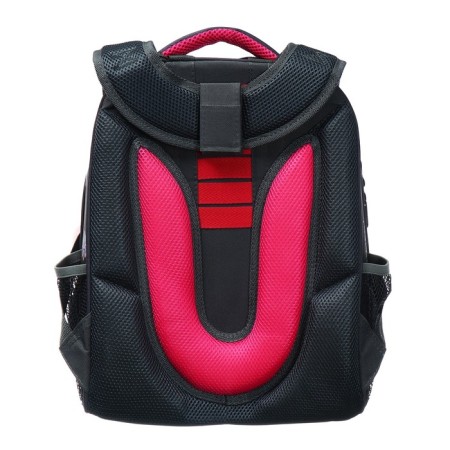 School backpack 38 x 30 x 16 cm, ergonomic back, stavia "paws", gray-5