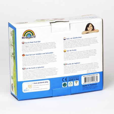 Game set "Fruit for cleaning and cutting", 5 pieces-7
