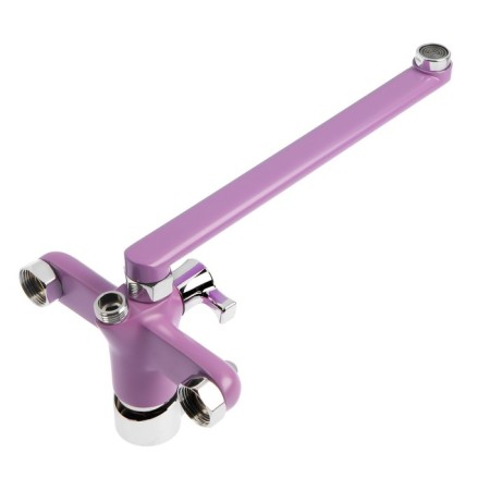 ACCOONA A7167S bath mixer, single -leaf, with long surge, 30 cm, purple-1