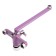 ACCOONA A7167S bath mixer, single -leaf, with long surge, 30 cm, purple
