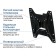 Kromax Optima-202 Black 15 "-42" Max.25kg, wall tilt