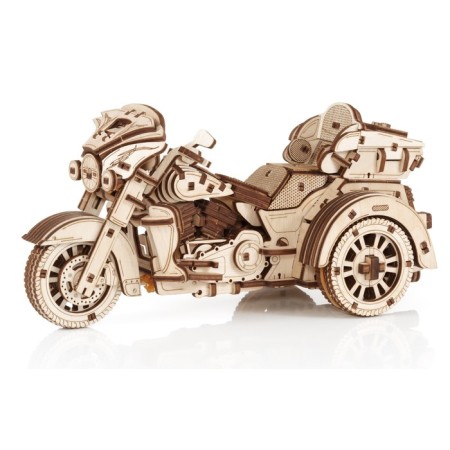 A prefabricated EWA wooden model “Motorcycle. Trike "-13