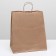 Craft bag without printing, round handle 32 x 18 x 37 cm
