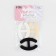 A set of fixers for straps, 4.5 × 3.4 cm, 3 pcs, black/white/beige color