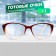 Ready glasses GA0555 (color: C1 brown; diopter: + 1; tint: no)