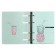Notebook on rings, 80 sheets in the Enjoy ME line, cardboard cover, matte lamination Soft Touch, foil embossing, shift block 70 g/m2