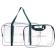 Bag in the hospital, with a cosmetic bag, green color