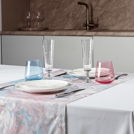 Serving path Stenova Home Kamilla, size 50x150 cm, blue color