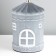 Table lamp "Maizon" E14 40W gray 22.5x22.5x33.5 cm Risalux