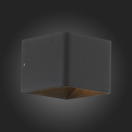 Wall lamp ST LUCE. SL455.041.01. 1x6 W, LED, 3000K, 213 LM, 10x8 cm, black color-2