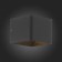 Wall lamp ST LUCE. SL455.041.01. 1x6 W, LED, 3000K, 213 LM, 10x8 cm, black color
