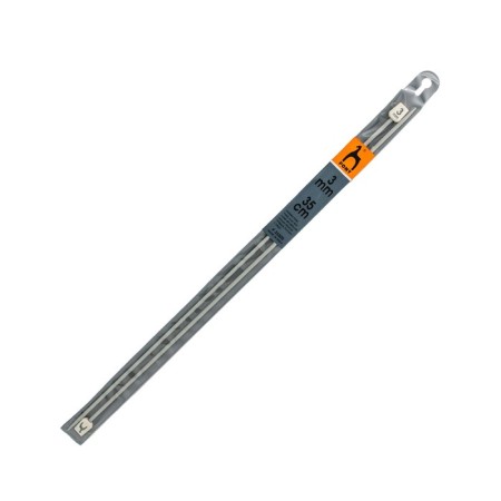 Knitting needles straight, aluminum, 3.00 mm/35cm, 2 pcs