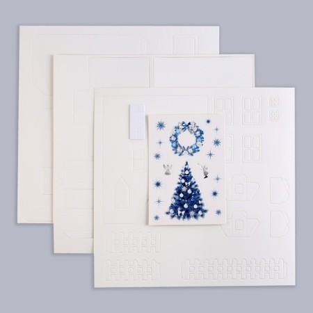 Set for creativity. New Year's House "Winter Tale", 15 x 11 x 17 cm-3