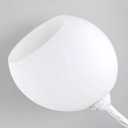 Ceiling chandelier Citilux "Florida" CL148140, 65.5x51x14.5 cm, 4x60W, E14, white color-7