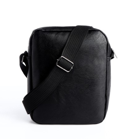 Male bag with lightning, black color-3
