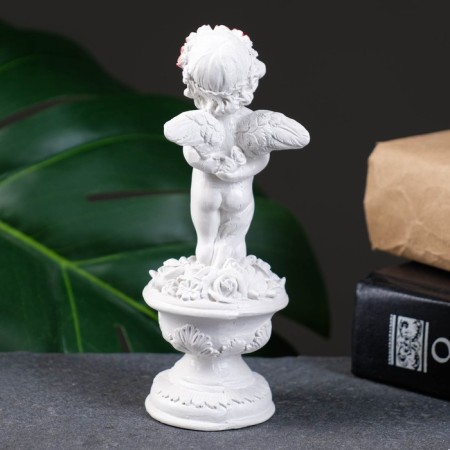 Figure "Angel on the Pedestral" Pearl, 14x6x6cm-2