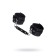 The shackles are single -layer with a contrasting line Pecado BDSM, genuine leather, black