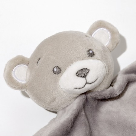 Toy - comforter "Gray bear", rattle, eruption, crumb I-3