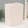 Casket to the leatherette for jewelry "Archivarius with two boxes" white 20x15.5x28 cm