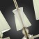 Suspended EVOLUCE lamp. Sle105503-05. Reimo. 5x40 watts, E14, 66x66x41 cm, Nickel color