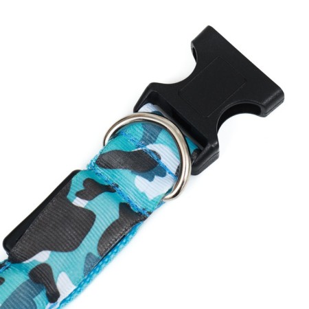 Collar with Militari's backlight 3 glow modes Size s, Osh 22-40 x 2.5 cm blue-8