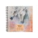 Sketchbook 195 x 195 mm, 80 sheets, on the crest, "horses", hard cover, matte lamination, block 100 g/m2