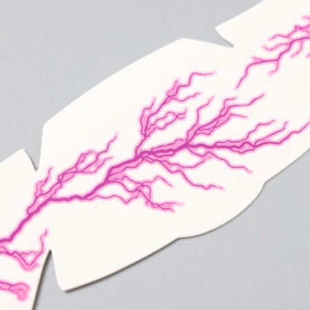 Tattoo on the body color "Fresh. Lightning" 16x5 cm-2